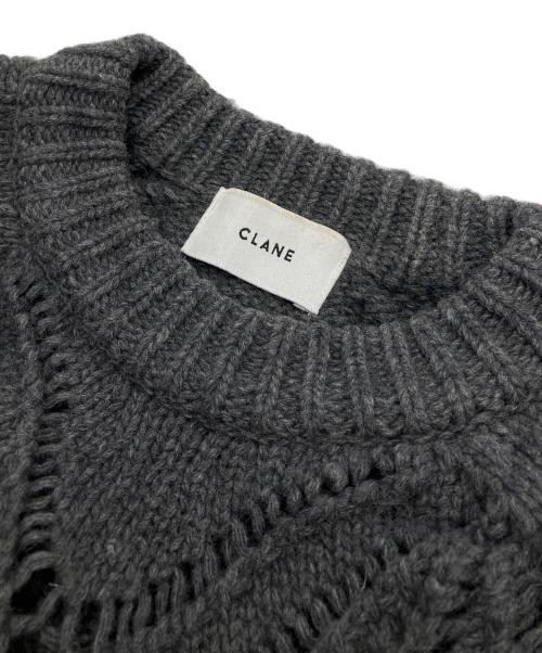 CLANE（クラネ）CLANE (クラネ) 厚手ニット グレー サイズ:1の古着・服飾アイテム