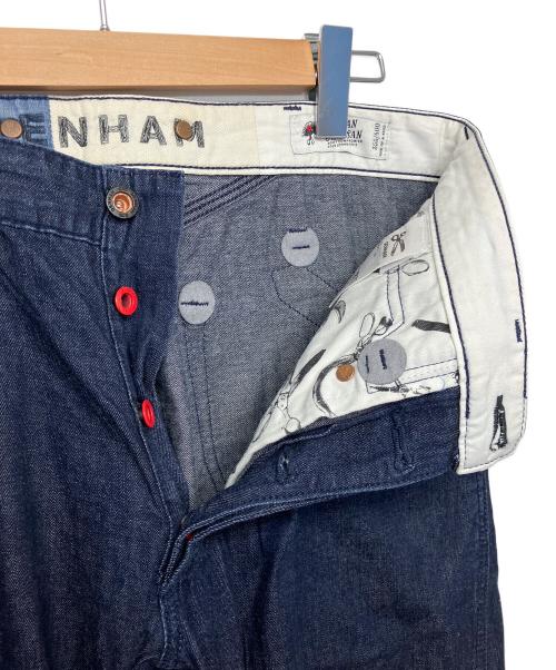 Denham（デンハム）Denham (デンハム) CROSS BACK　デニムパンツ インディゴ サイズ:83.5cm (W33)の古着・服飾アイテム