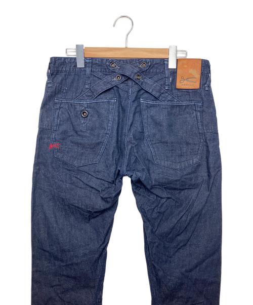 Denham（デンハム）Denham (デンハム) CROSS BACK　デニムパンツ インディゴ サイズ:83.5cm (W33)の古着・服飾アイテム