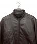 GIANNI VALENTINO (ジャンニバレンチノ) ラムレザージャケット ブラウン サイズ:L：9000円
