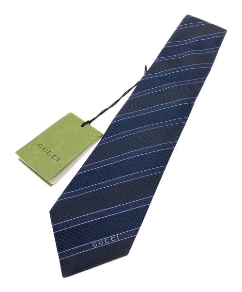 GUCCI（グッチ）GUCCI (グッチ) ネクタイ ネイビー サイズ:FREE 未使用品の古着・服飾アイテム