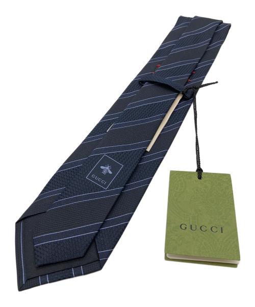GUCCI（グッチ）GUCCI (グッチ) ネクタイ ネイビー サイズ:FREE 未使用品の古着・服飾アイテム