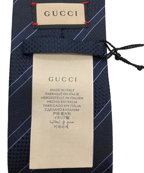 GUCCI（グッチ）GUCCI (グッチ) ネクタイ ネイビー サイズ:FREE 未使用品の古着・服飾アイテム