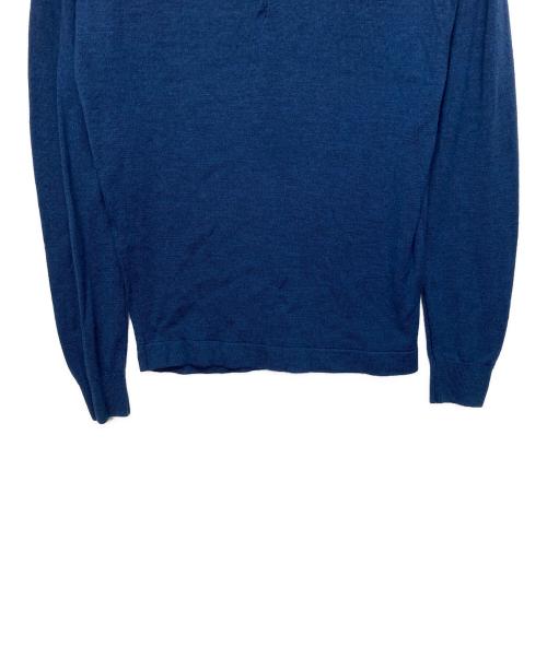 JOHN SMEDLEY（ジョンスメドレー）JOHN SMEDLEY (ジョンスメドレー) BEAUTY&YOUTH (ビューティーアンドユース) ニットポロシャツ ブルー サイズ:不明の古着・服飾アイテム