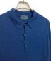 中古・古着 JOHN SMEDLEY (ジョンスメドレー) BEAUTY&YOUTH (ビューティーアンドユース) ニットポロシャツ ブルー サイズ:不明：7000円