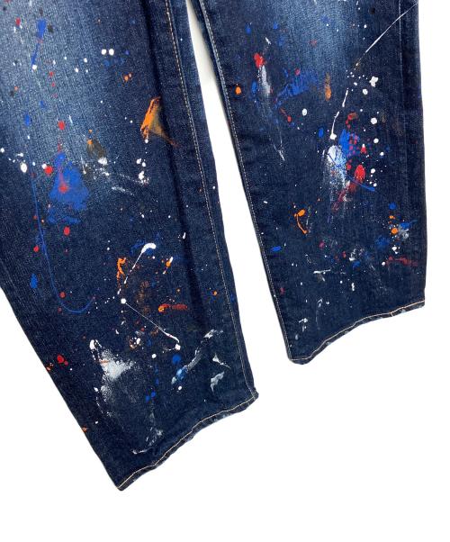 GLAMB by glamb（グラムバイグラム）GLAMB by glamb (グラムバイグラム) ペイントデニムパンツ インディゴ サイズ:1の古着・服飾アイテム