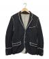MIHARA YASUHIRO（ミハラヤスヒロ）の古着「パイピングジャケット」｜ブラック
