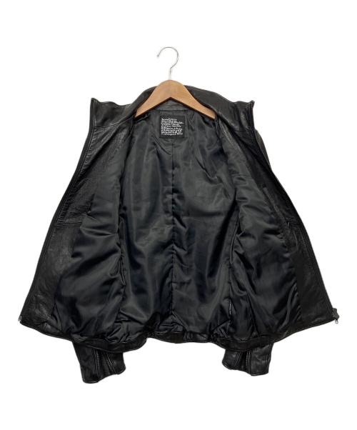 nano・universe（ナノ・ユニバース）nano・universe (ナノ・ユニバース) シングルライダースジャケット ブラック サイズ:Sの古着・服飾アイテム