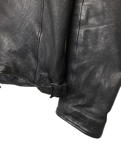 nano・universe（ナノ・ユニバース）nano・universe (ナノ・ユニバース) シングルライダースジャケット ブラック サイズ:Sの古着・服飾アイテム