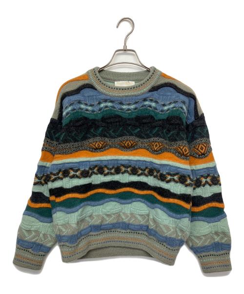 Jacques journaa（Jacques journaa）Jacques journaa (Jacques journaa) 厚手ニット スカイブルー サイズ:Lの古着・服飾アイテム