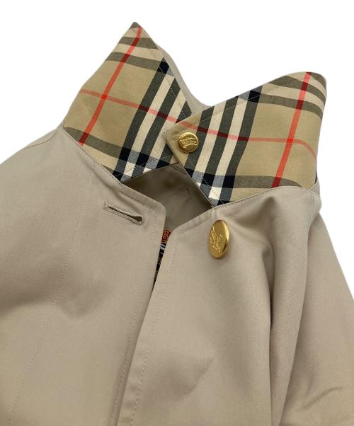 Burberry's（バーバリー）Burberry's (バーバリーズ) ステンカラーコート 金ボタン ベージュ サイズ:9ARの古着・服飾アイテム