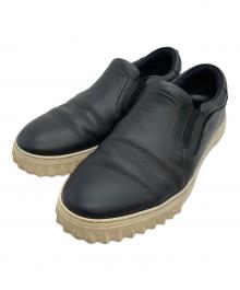 Salvatore Ferragamo（サルヴァトーレ フェラガモ）の古着「スリッポン」｜ブラック