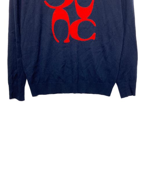 COACH（コーチ）COACH (コーチ) 薄手ニット ネイビー サイズ:Mの古着・服飾アイテム