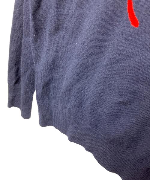 COACH（コーチ）COACH (コーチ) 薄手ニット ネイビー サイズ:Mの古着・服飾アイテム