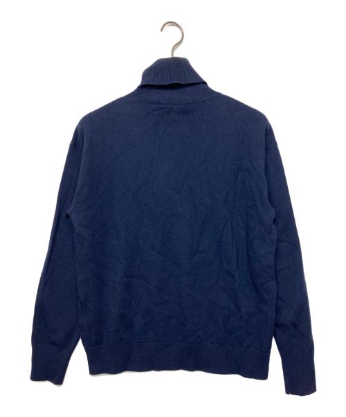 COACH（コーチ）COACH (コーチ) 薄手ニット ネイビー サイズ:Mの古着・服飾アイテム