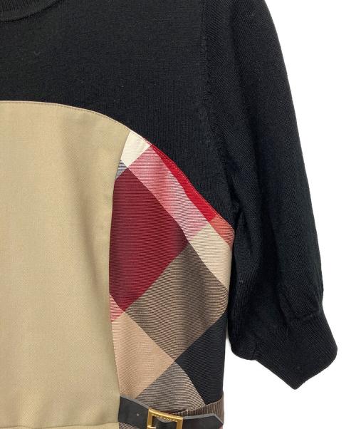 BLUE LABEL CRESTBRIDGE（ブルーレーベルクレストブリッジ）BLUE LABEL CRESTBRIDGE (ブルーレーベルクレストブリッジ) 長袖ワンピース ベージュ サイズ:38の古着・服飾アイテム