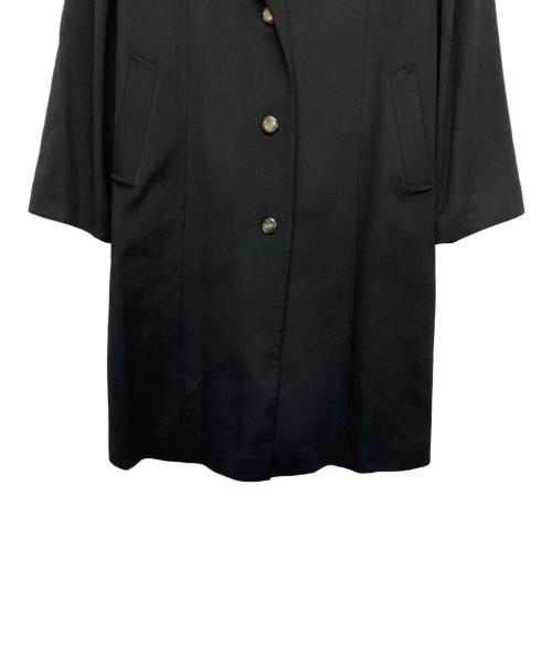PIACENZA（ピアチェンツァ）PIACENZA (ピアチェンツァ) チェスターコート ブラック サイズ:Lの古着・服飾アイテム