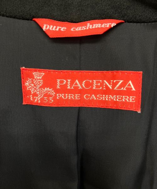 PIACENZA（ピアチェンツァ）PIACENZA (ピアチェンツァ) チェスターコート ブラック サイズ:Lの古着・服飾アイテム