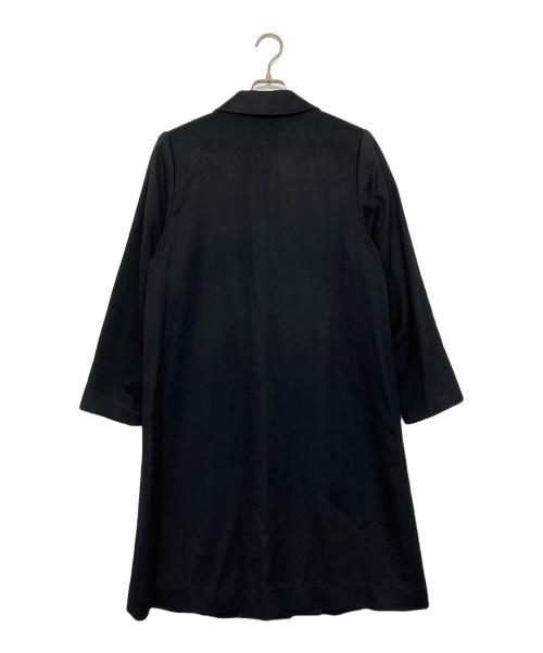 PIACENZA（ピアチェンツァ）PIACENZA (ピアチェンツァ) チェスターコート ブラック サイズ:Lの古着・服飾アイテム