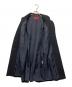 中古・古着 PIACENZA (ピアチェンツァ) チェスターコート ブラック サイズ:L：8000円