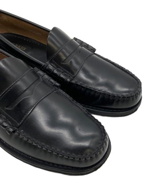 G.H.BASS（ジーエイチバス）G.H.BASS (ジーエイチバス) LARSON ペニーローファー ブラック サイズ:27cmの古着・服飾アイテム