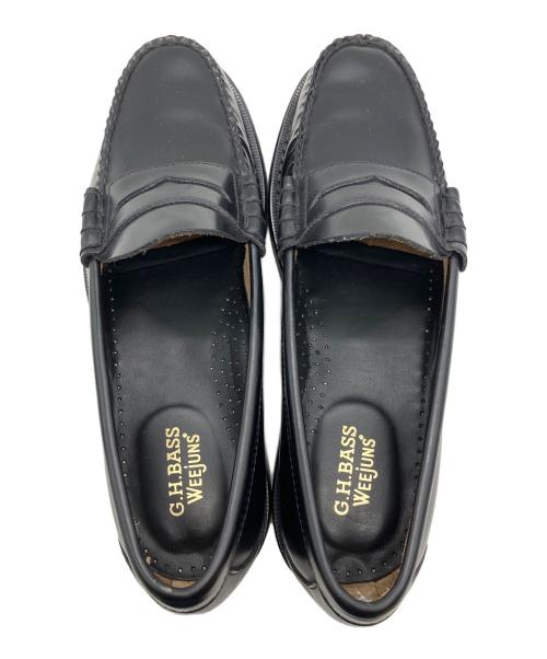 G.H.BASS（ジーエイチバス）G.H.BASS (ジーエイチバス) LARSON ペニーローファー ブラック サイズ:27cmの古着・服飾アイテム