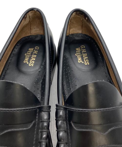 G.H.BASS（ジーエイチバス）G.H.BASS (ジーエイチバス) LARSON ペニーローファー ブラック サイズ:27cmの古着・服飾アイテム