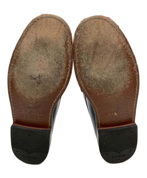 G.H.BASS（ジーエイチバス）G.H.BASS (ジーエイチバス) LARSON ペニーローファー ブラック サイズ:27cmの古着・服飾アイテム