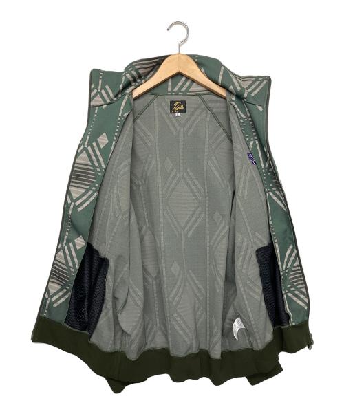 Needles（ニードルズ）Needles (ニードルズ) 総柄トラックジャケット グリーン サイズ:L　の古着・服飾アイテム