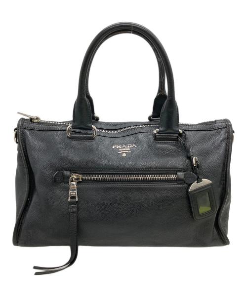 PRADA（プラダ）PRADA (プラダ) 2WAYバッグ ブラックの古着・服飾アイテム