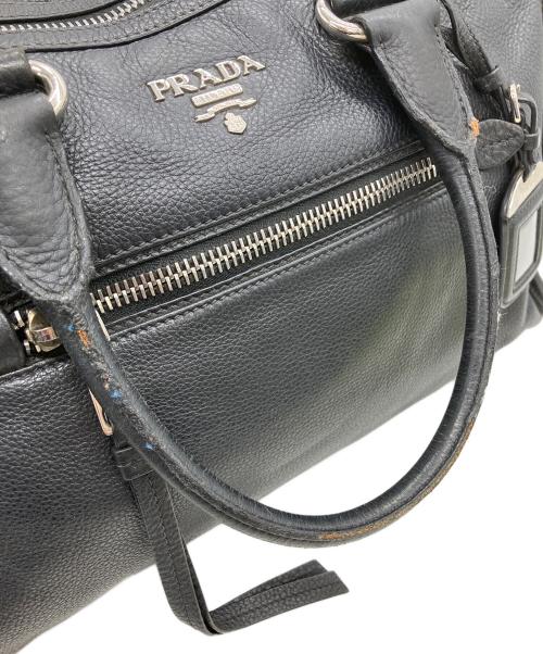 PRADA（プラダ）PRADA (プラダ) 2WAYバッグ ブラックの古着・服飾アイテム