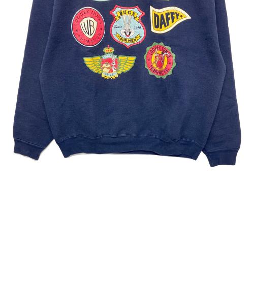 ACME CLOTHING（アクメクロージング）ACME CLOTHING (アクメクロージング) ルーニーテューンズ/90ｓ　ロゴスウェット ネイビー サイズ:不明の古着・服飾アイテム