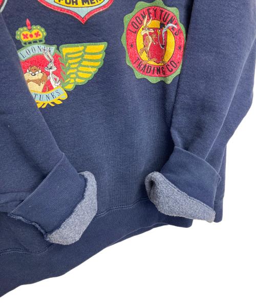 ACME CLOTHING（アクメクロージング）ACME CLOTHING (アクメクロージング) ルーニーテューンズ/90ｓ　ロゴスウェット ネイビー サイズ:不明の古着・服飾アイテム