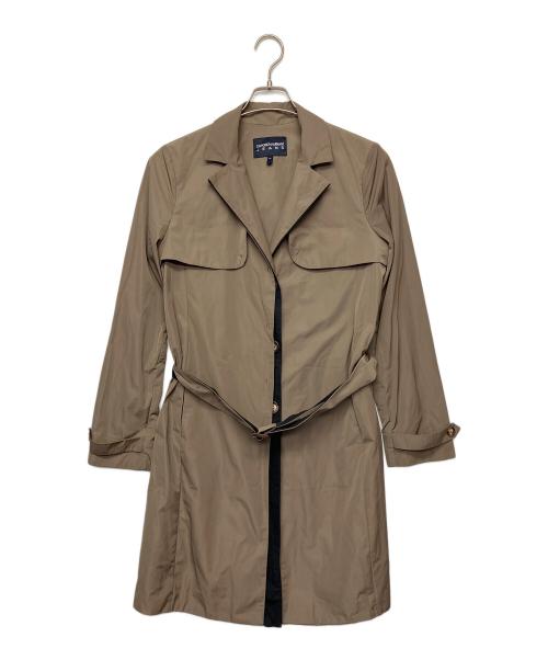 EMPORIO ARMANI（エンポリオアルマーニ）EMPORIO ARMANI (エンポリオアルマーニ) トレンチコート ブラウン サイズ:40の古着・服飾アイテム