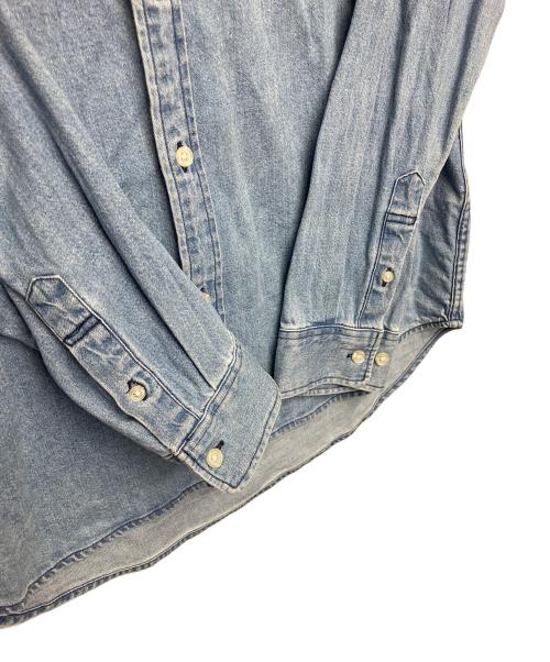 SUPREME（シュプリーム）SUPREME (シュプリーム) デニムシャツ バックプリント スカイブルー サイズ:L　の古着・服飾アイテム
