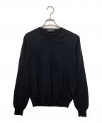 Zanoneザノーネ）の古着「薄手ニット」｜ブラック