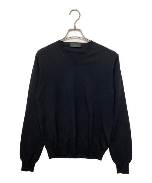 Zanone（ザノーネ）Zanone (ザノーネ) 薄手ニット ブラック サイズ:44の古着・服飾アイテム