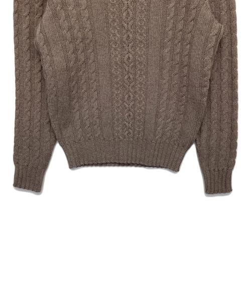 Drumohr（ドルモア）Drumohr (ドルモア) 厚手ニット ブラウン サイズ:44の古着・服飾アイテム