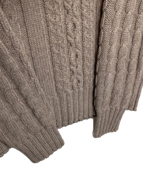 Drumohr（ドルモア）Drumohr (ドルモア) 厚手ニット ブラウン サイズ:44の古着・服飾アイテム