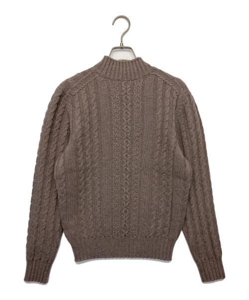 Drumohr（ドルモア）Drumohr (ドルモア) 厚手ニット ブラウン サイズ:44の古着・服飾アイテム