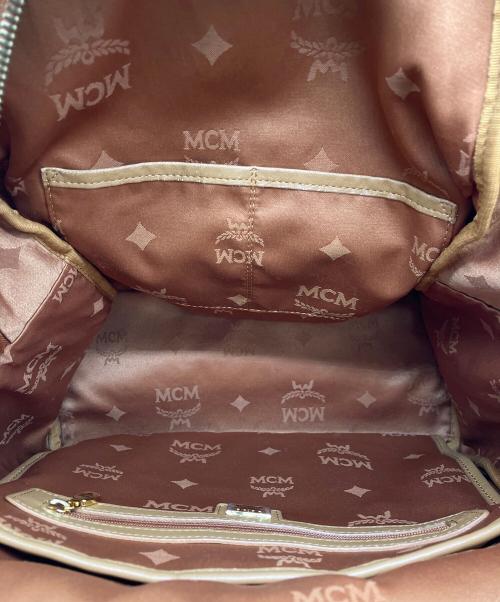 MCM（エムシーエム）MCM (エムシーエム) ヴィセトス リュック ベージュの古着・服飾アイテム