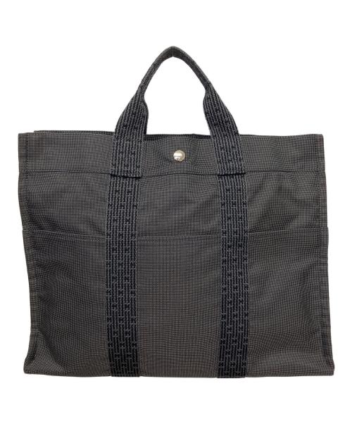 HERMES（エルメス）HERMES (エルメス) フールトゥMM キャンバストートバッグ グレーの古着・服飾アイテム