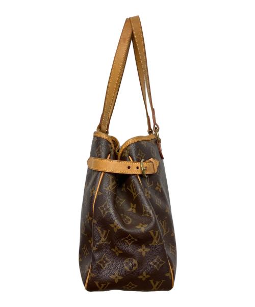 LOUIS VUITTON（ルイ ヴィトン）LOUIS VUITTON (ルイ ヴィトン) モノグラム　バティニョール オリゾンタル　ショルダートートバッグ ブラウンの古着・服飾アイテム