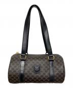 CELINEセリーヌ）の古着「マカダム　ミニボストンバッグ」｜ブラウン