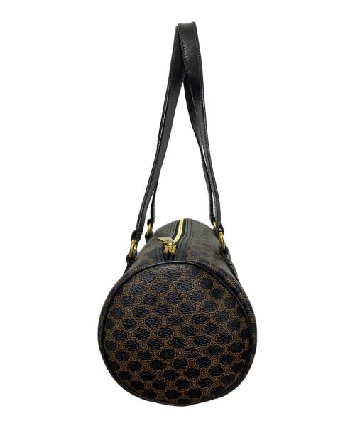 CELINE（セリーヌ）CELINE (セリーヌ) マカダム　ミニボストンバッグ ブラウンの古着・服飾アイテム