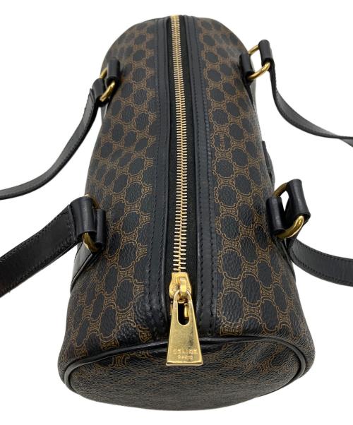 CELINE（セリーヌ）CELINE (セリーヌ) マカダム　ミニボストンバッグ ブラウンの古着・服飾アイテム