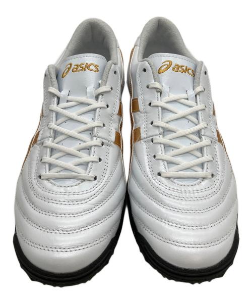 asics（アシックス）asics (アシックス) フットサルシューズ ホワイト サイズ:25cmの古着・服飾アイテム