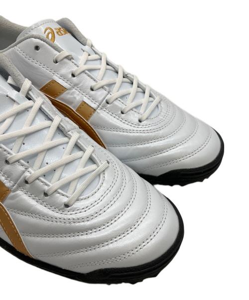 asics（アシックス）asics (アシックス) フットサルシューズ ホワイト サイズ:25cmの古着・服飾アイテム