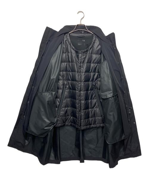 BLACK LABEL CRESTBRIDGE（ブラックレーベル クレストブリッジ）BLACK LABEL CRESTBRIDGE (ブラックレーベル クレストブリッジ) 3WAYモッズコート ブラック サイズ:３Lの古着・服飾アイテム