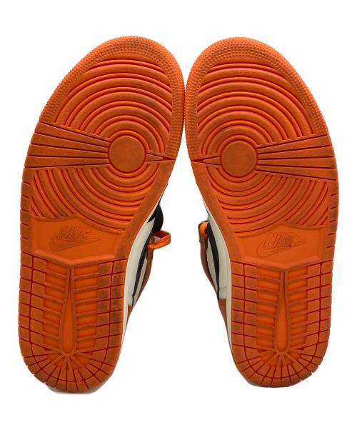 NIKE（ナイキ）NIKE (ナイキ) AIR JORDAN1 High OG スニーカー ブラック×オレンジ サイズ:27cmの古着・服飾アイテム
